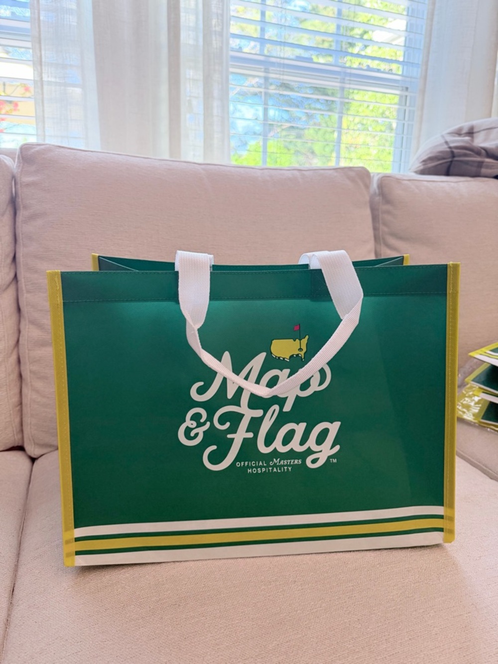 Masters Reusable Tote Bag - Green